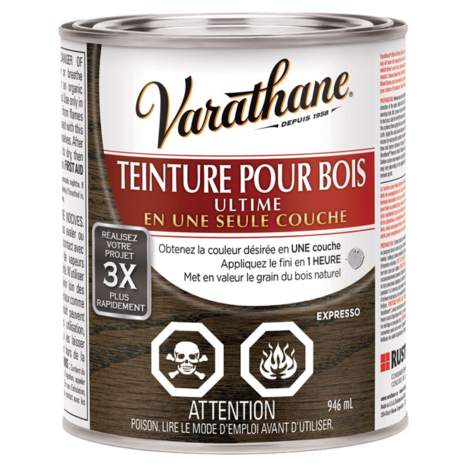 Teinture pour bois « Ultime » une couche, expresso