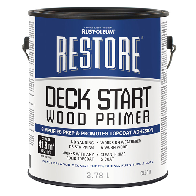 Restore Deck Start Wood Primer - Clear - 3.78 L