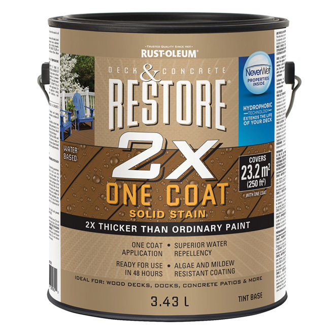 Solid Stain - Restore 2x One Coat
