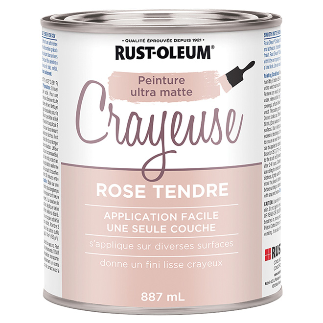 Peinture Crayeuse Ultra Matte, rose tendre