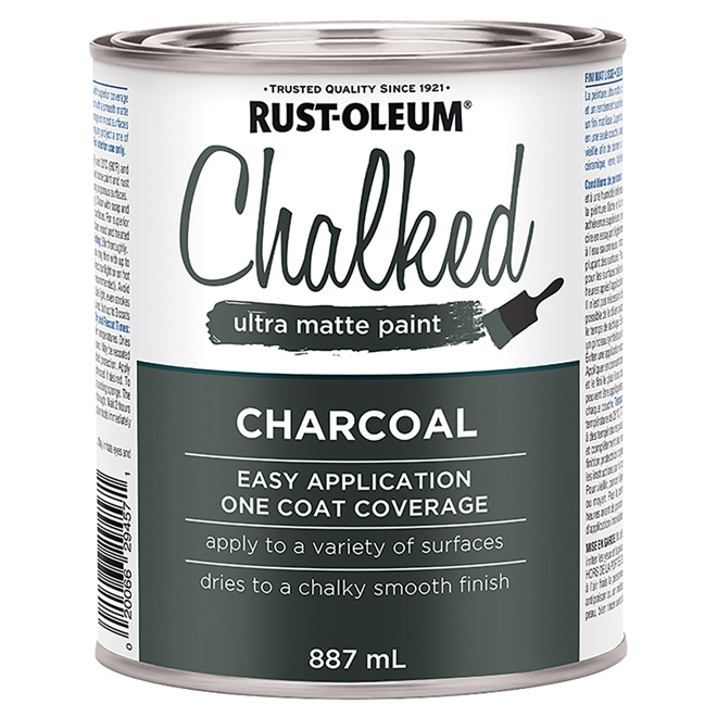 Chalked Ultra-Matte Paint - Charcoal