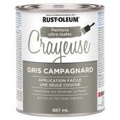 Peinture Crayeuse Ultra Matte, gris campagnard