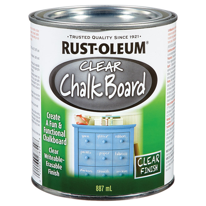 Chalk Board Paint - Clear - 887 mL