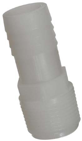 Straight Nylon Adapter - 1 1/4'' x 1 1/4''