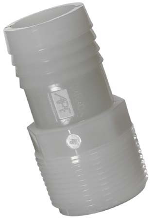 Straight Nylon Adapter - 1 1/2'' x 1 1/2''