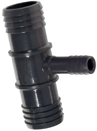 Reducing Tee Polyethylene Coupling - 1 1/4" x 1 1/4" x 1/2"