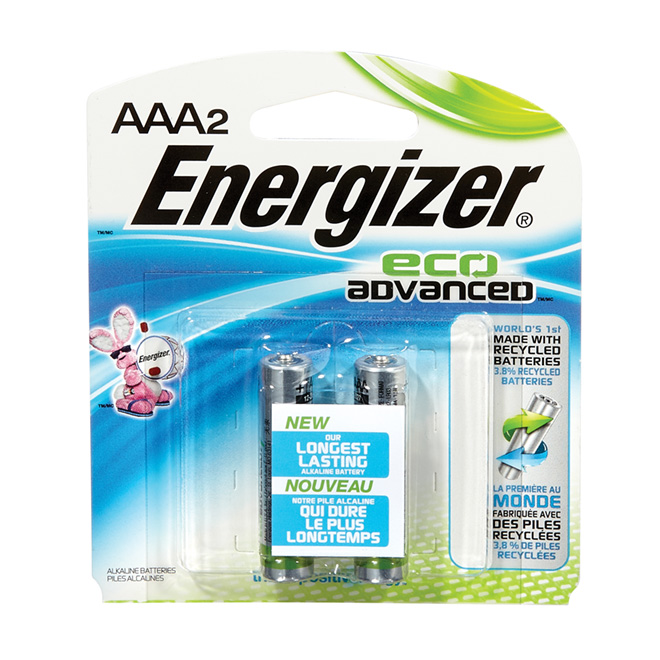 Battery - Pack of 2 "Eco Advanced" Alkaline AAA Batteries