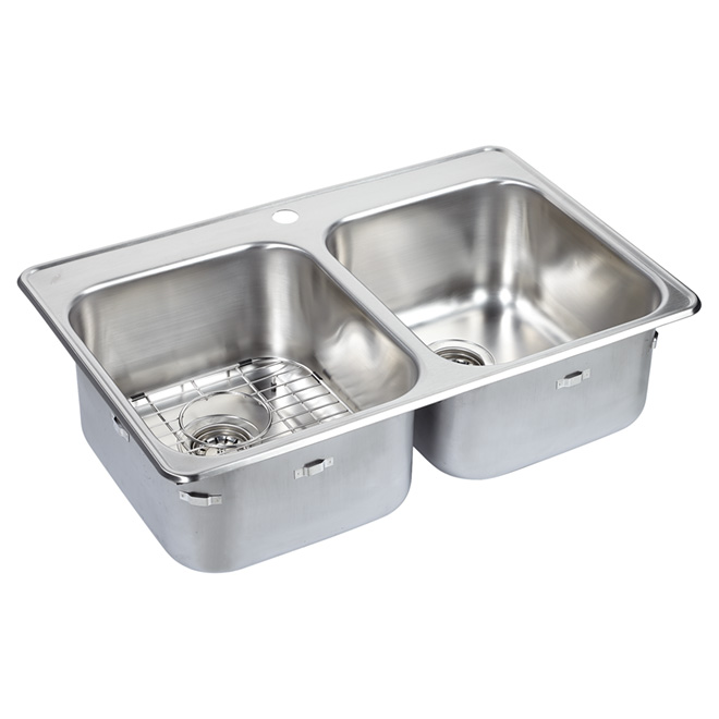 Double Sink - Stainless Steel - Top Mount - 31 1/2"