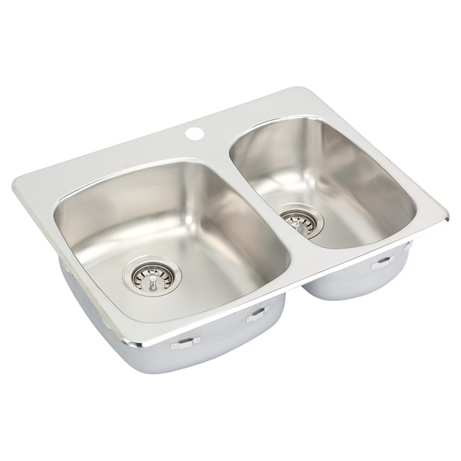 Stainless Steel Sink - 1 1/2 - Top Mount - 28"