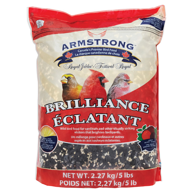 Graines pour oiseaux sauvages « Éclatant », 2,27 kg