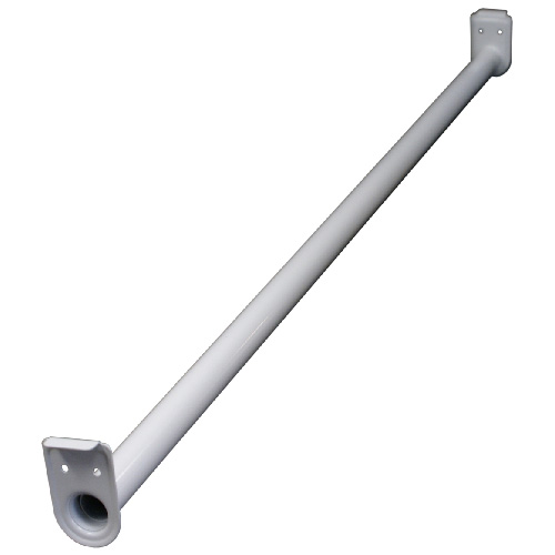 Tringle de garde-robe réglable 48 po - 72 po, blanc