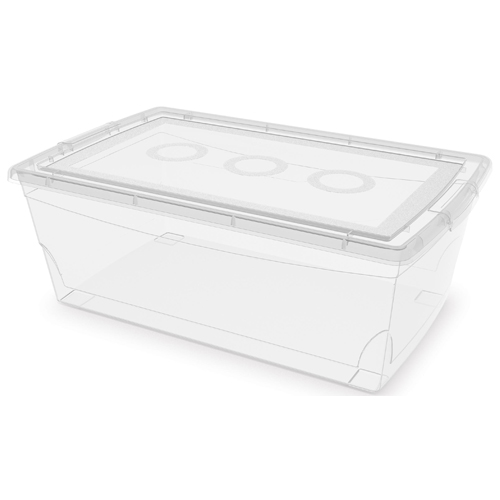 Storage box - Clear Plastic - 9L