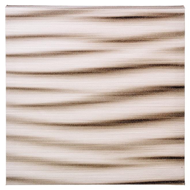 Cotton Black and White Canvas - Silver Ripples