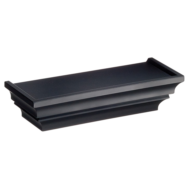 Decorative Wood Shelve "Madison" 12 in - Black