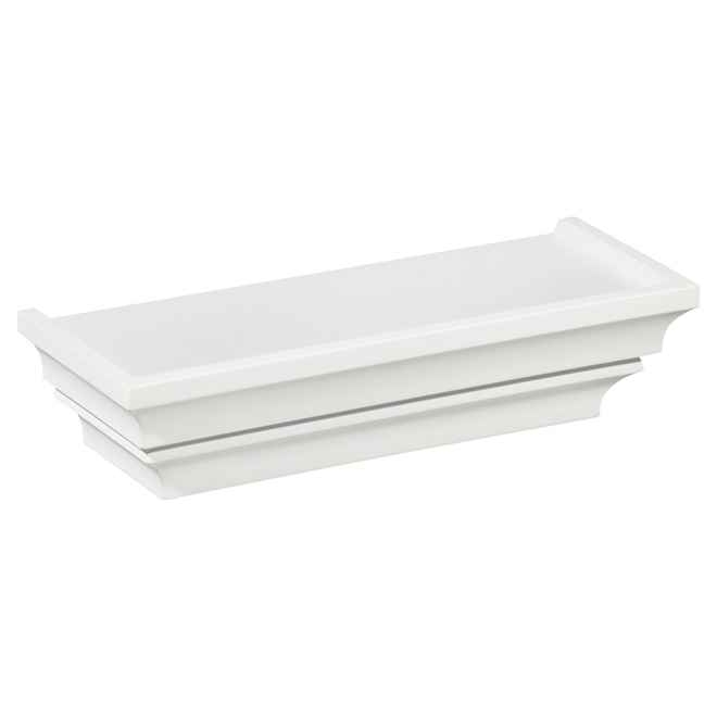 Wooden Shelf "Madison" - 12" - White
