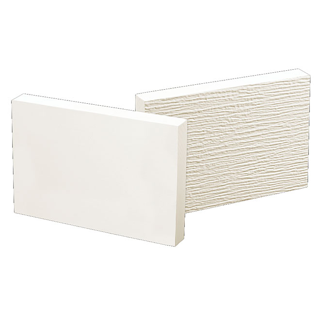 Moulure en PVC cellulaire 3/4" x 3 1/2" x 12' blanc