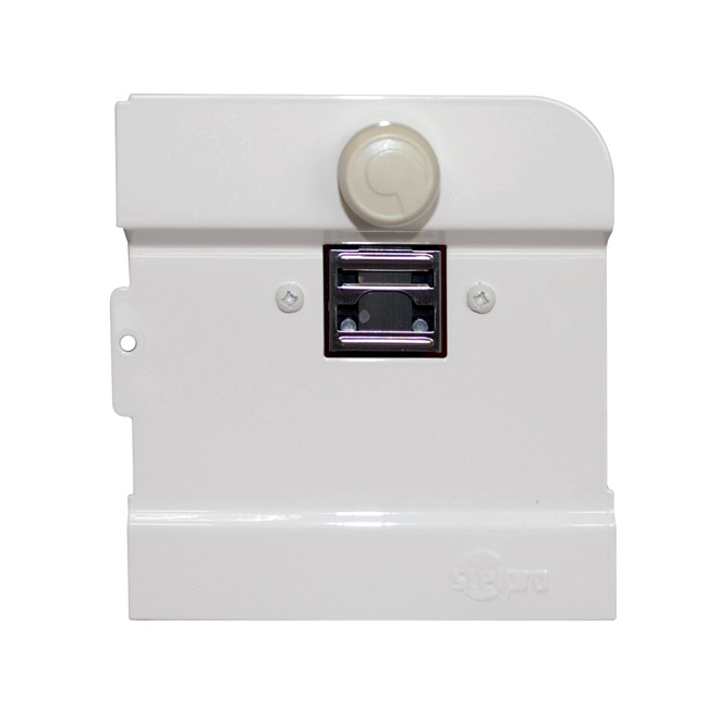 Mechanical and built-in thermostat