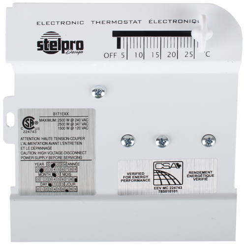 Thermostat pour plinthe