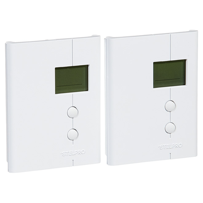 Thermostat programmable, 2500 W, paquet de 2