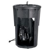 Collecteur d'eau d'égout pré-plombé de 1/2 HP
