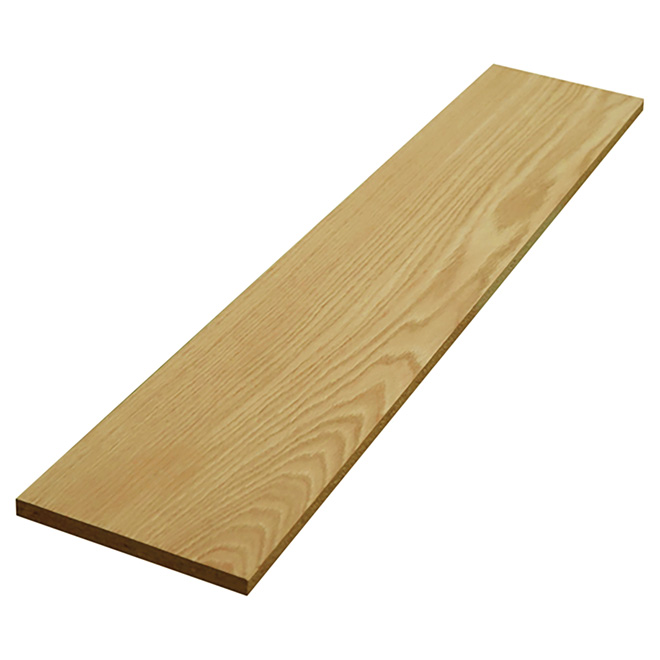 Contremarche réversible en placage de chêne/érable, 36"