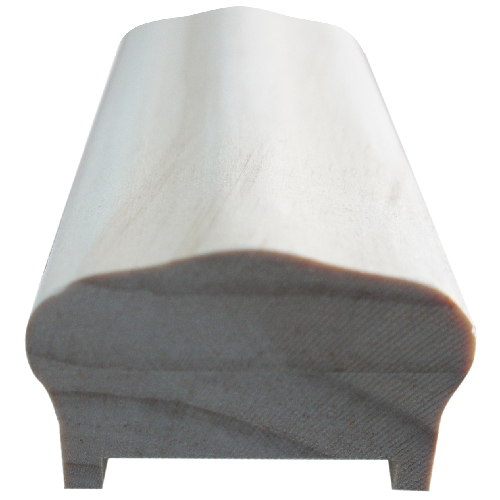 Pine Handrail with Fillet - 6' - Natural