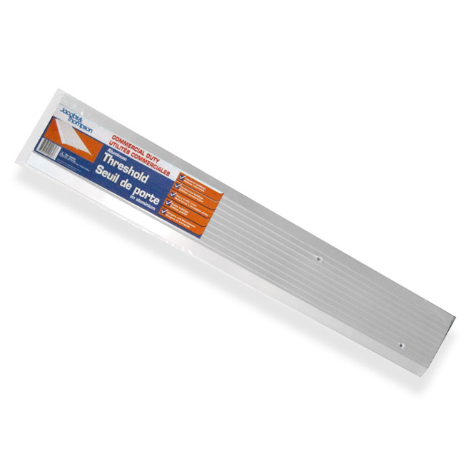 Seuil de porte à usage commercial en aluminium - 6 po