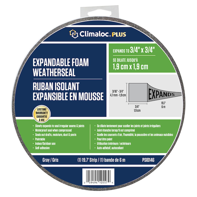 Expanding sealant tape