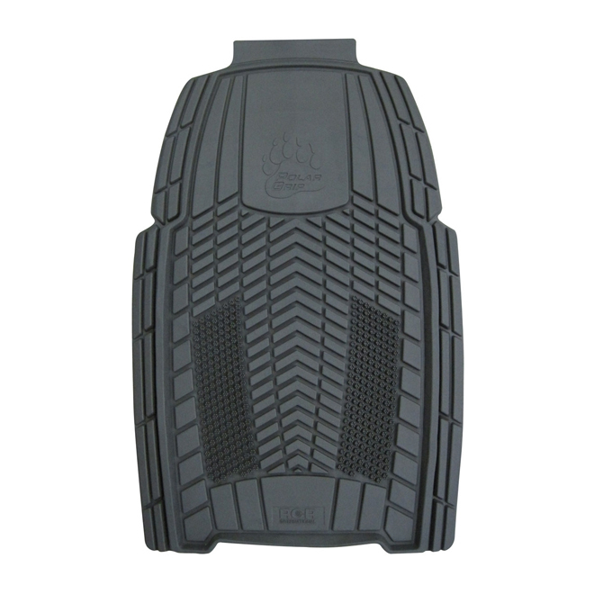 Tapis d'auto, avant, 20 po x 31 1/2 po, gris