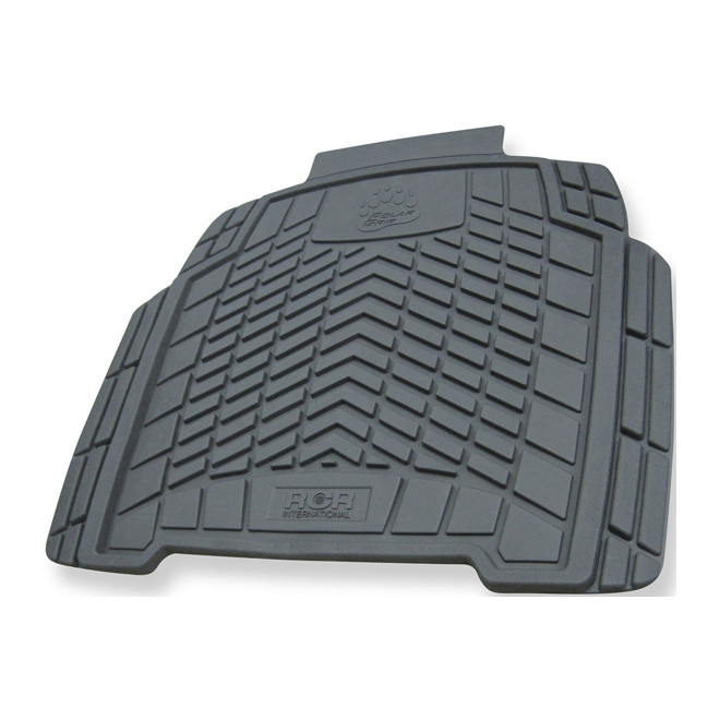 Tapis d'auto, arrière, 19 3/4 po x 18 1/2 po, gris
