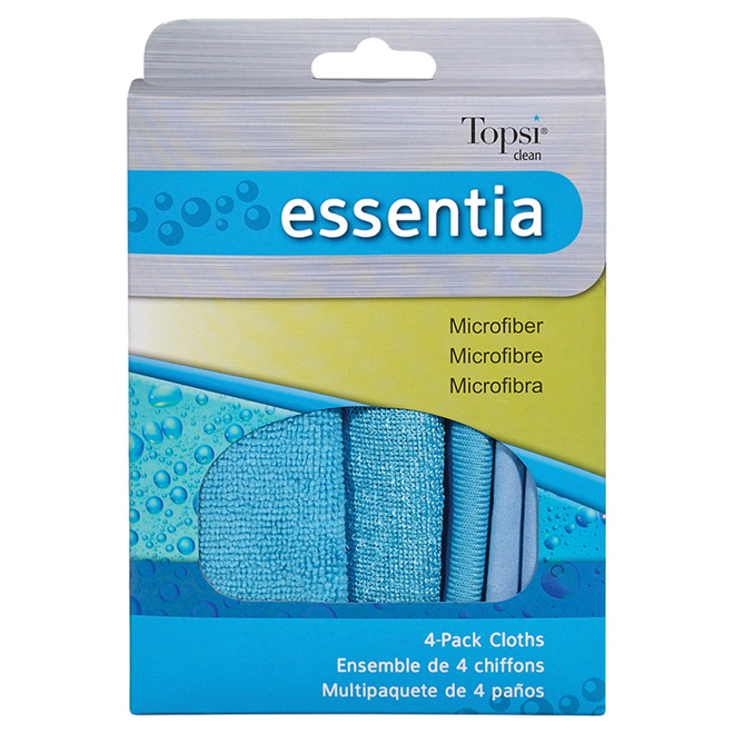 Microfiber Cloths - "Essentia" - 4-Pack