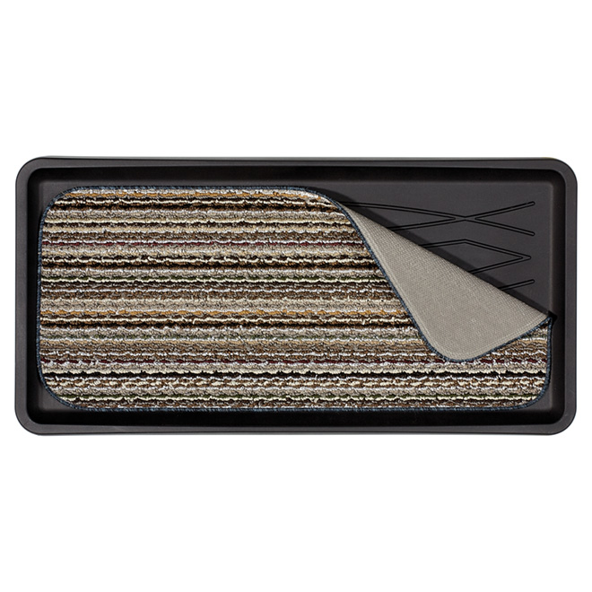 Heavy-Duty Indoor Boot Tray and Mat - 18" x 36"