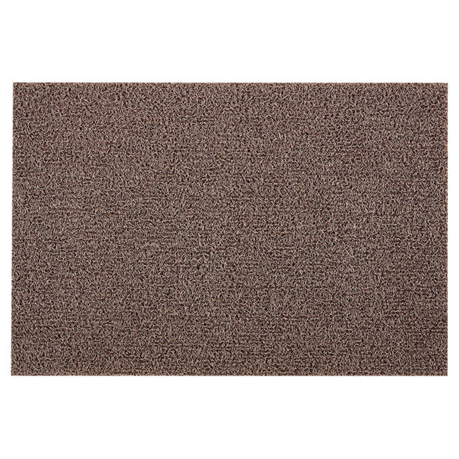 PVC Door Mat - Brown