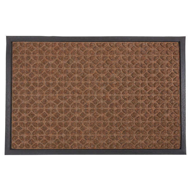Outdoor Mat with Natural Rubber - Brown