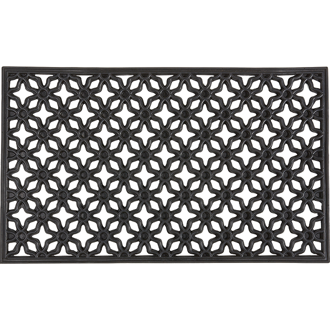 Natural Rubber Mat - Indoor and Outdoor - Black