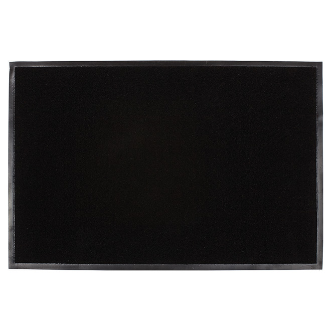 Tapis « Puma » en polypropylène, intérieur/extérieur, noir