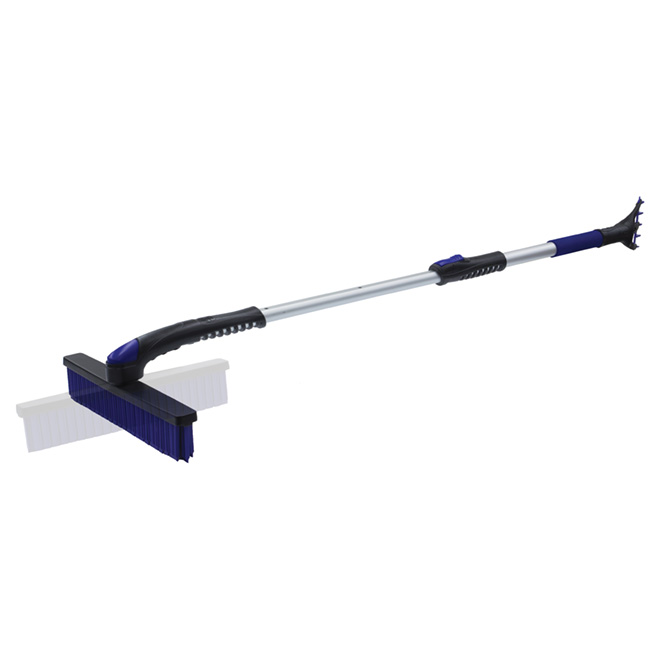 Telescopic Snow Brush with Flexible Scraper- 36" to 50"