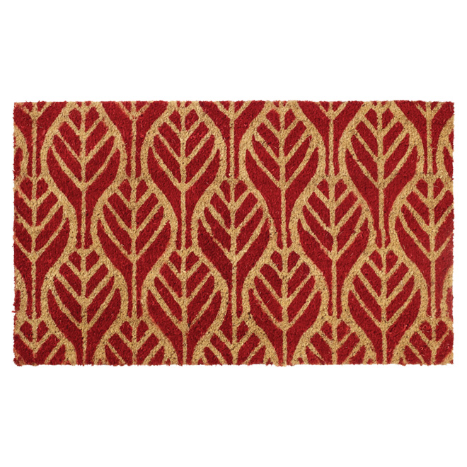 Carpette coco « Cordial », 18 pi x 30 pi, rouge
