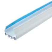 Coupe-froid pour bas de porte, vinyle, forme de U, 36