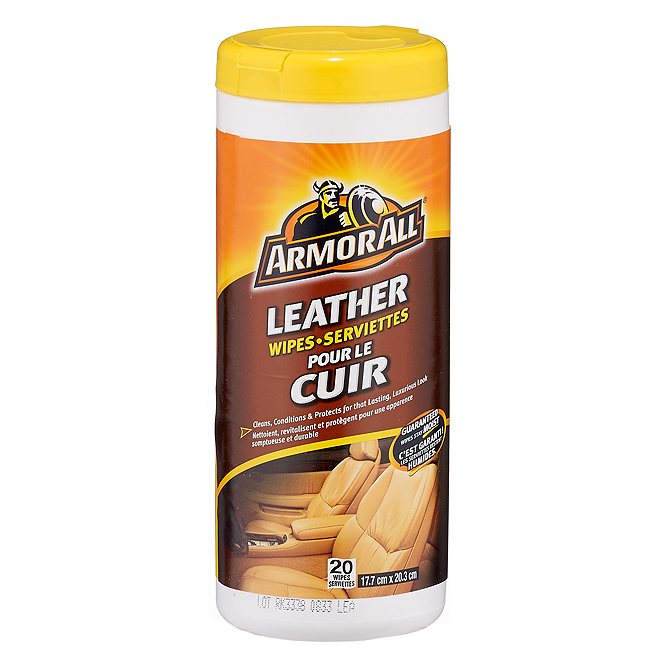 Cleaning Wipes for Leather, 20 Pack