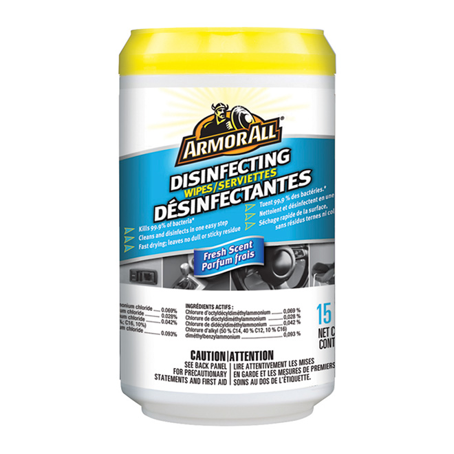 Disinfecting Wipes, 15-Pack