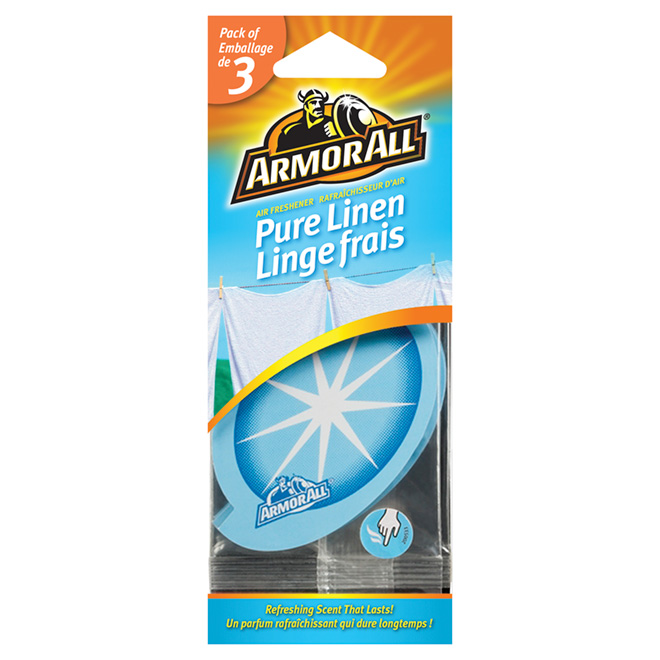Car Air Freshener "Pure Linen", 3-Pack