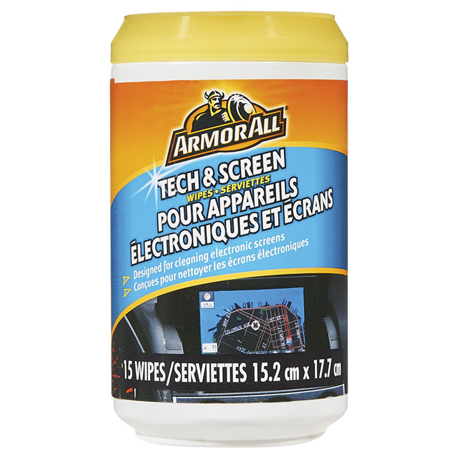 Serviette pour écrans et appareils électroniques, pqt de 15