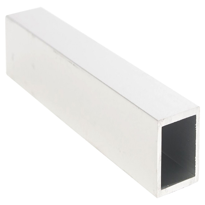 Aluminum Square Tube - 1in x 1in x 8 ft