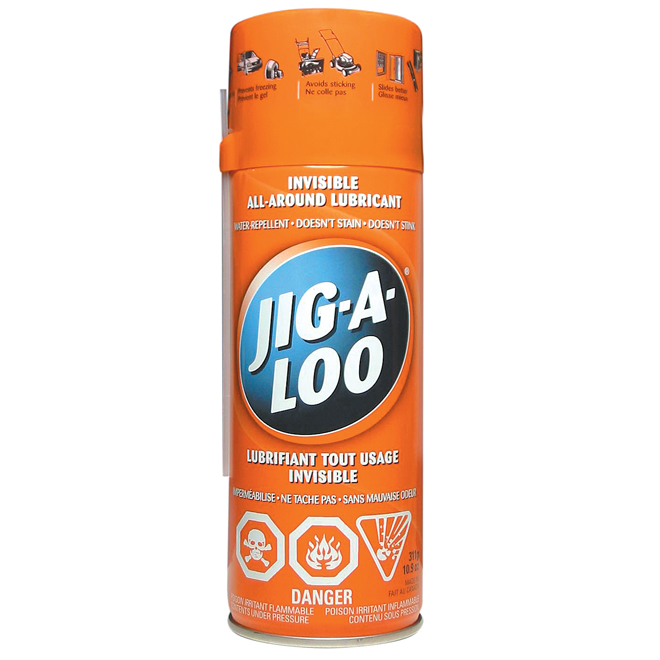 Lubrifiant en aérosol « Jig-A-Loo »