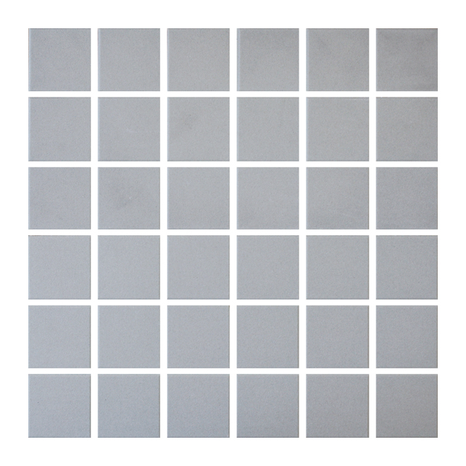 Ceramic Tiles - Mosaic - 12" x 12" - 25/box - Light Grey