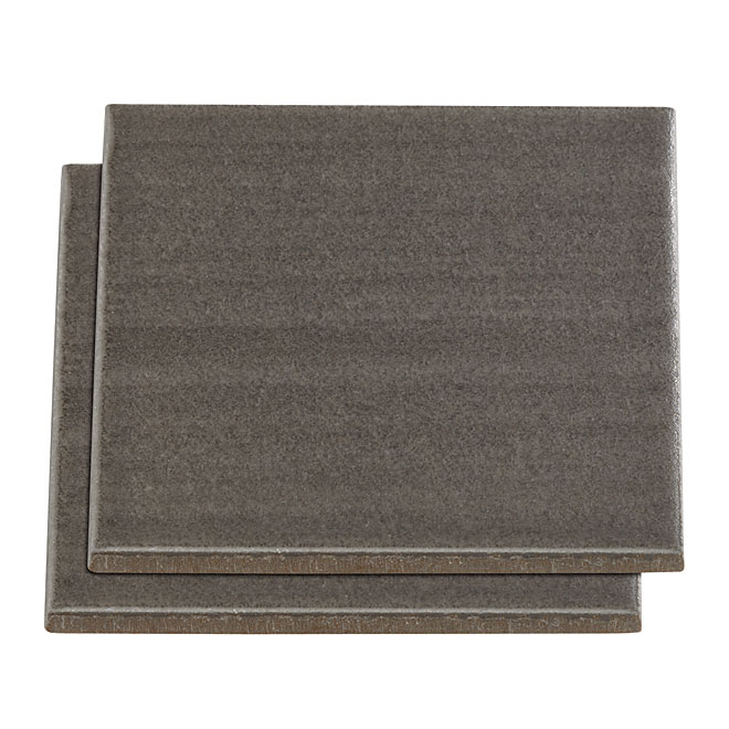Tuiles de céramique 3,8" x 3,8", Cube Fumo, boite de 100