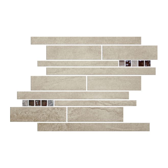 Mosaic wall and floor tiles