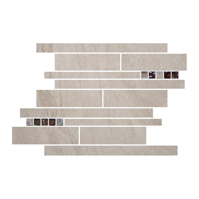Mosaic wall and floor tiles