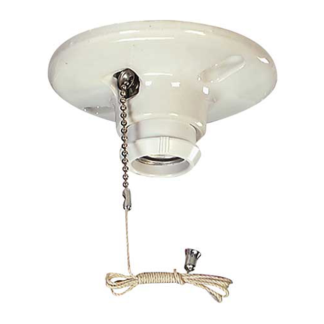 Lampholder - Pull-Chain Ceiling Lampholder
